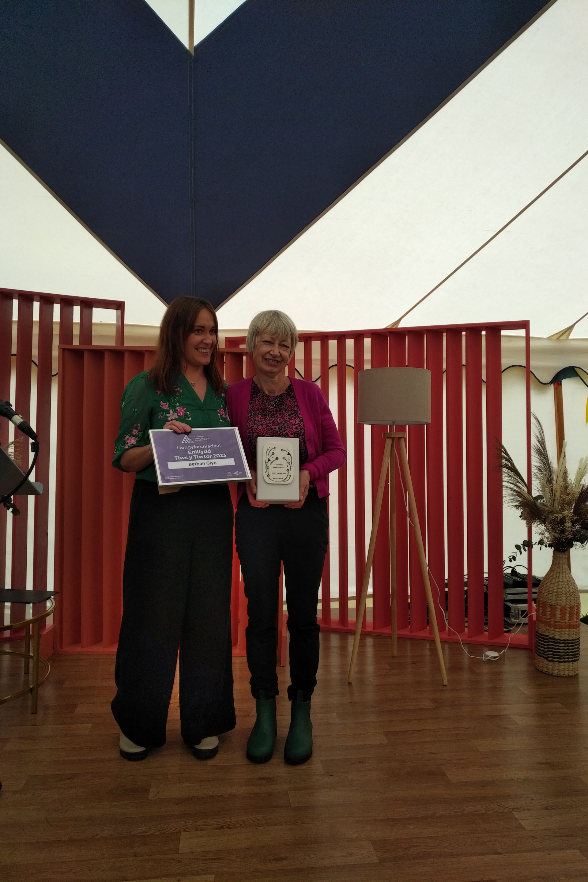 ‘Tlws y Tiwtor’ award