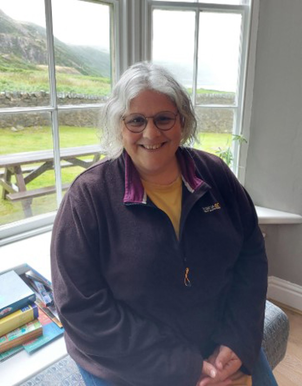 Conversation with Claire, who teaches in Burry Port