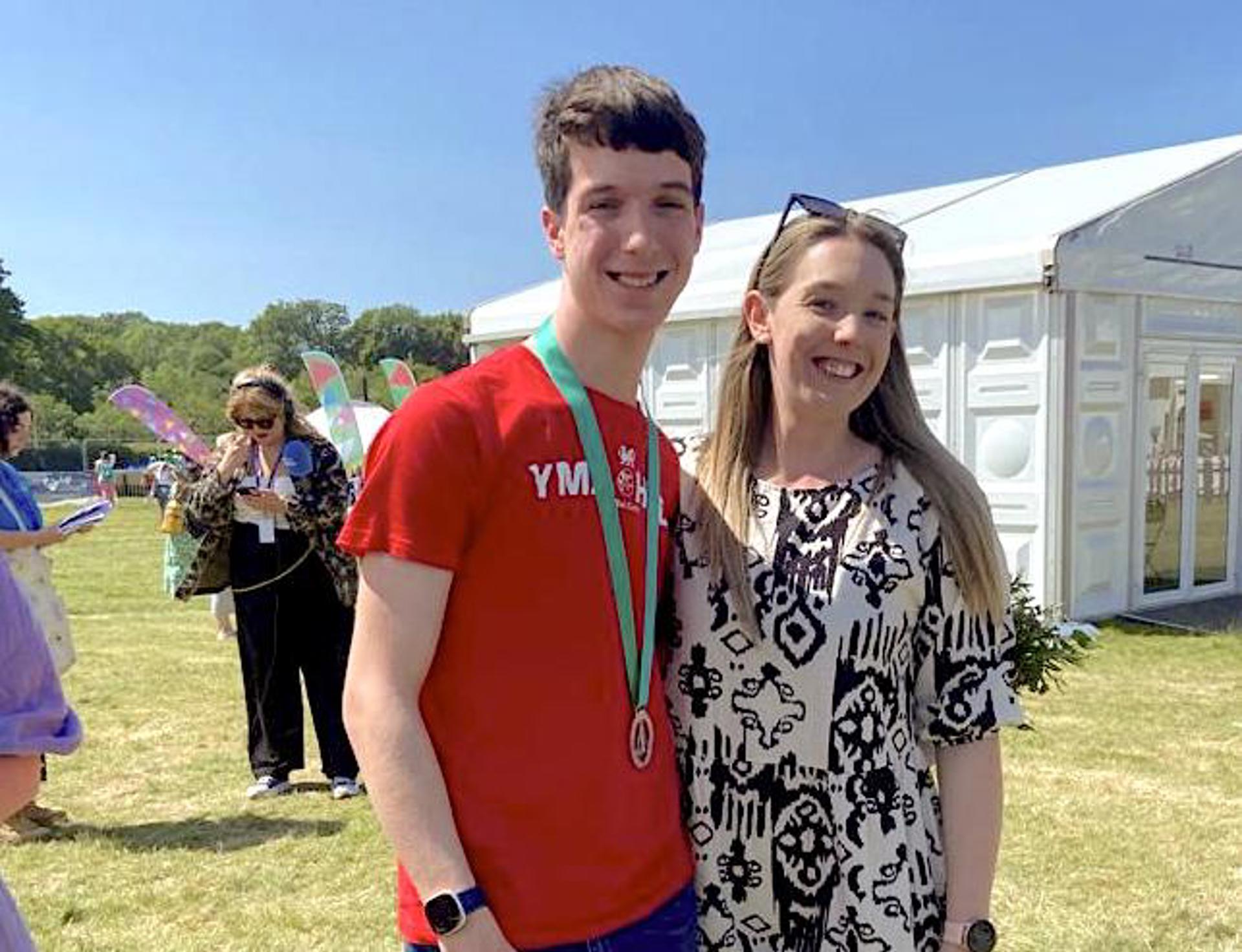 The teacher behind Welsh Learners' Medal winner
